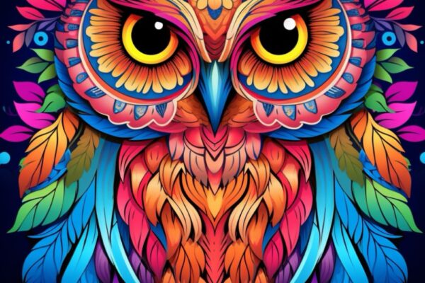 Bird Mandala Coloring Book for Adults