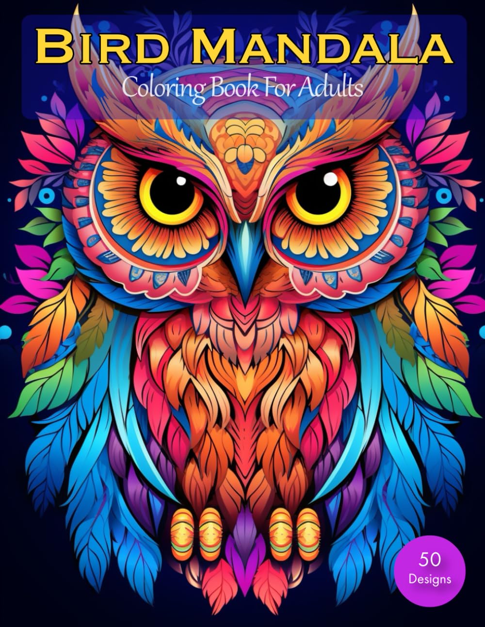 Bird Mandala Coloring Book for Adults