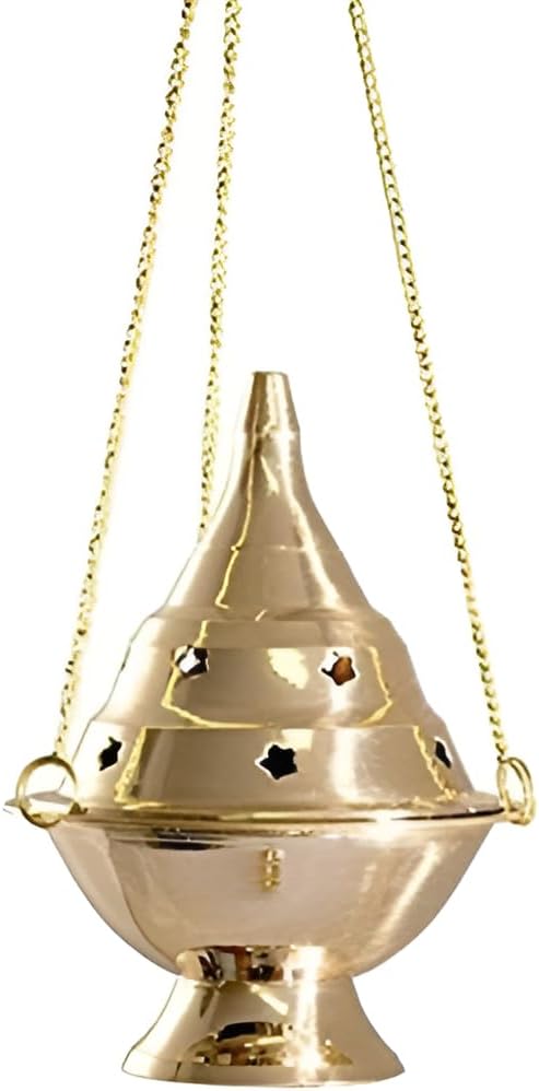 Brass Burners Hanging Censer/Charcoal Incense Burner - skull incense burner