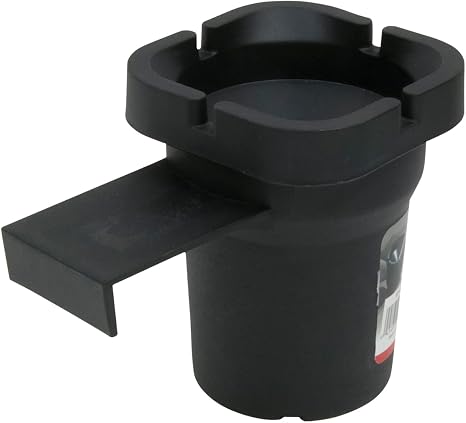 RoadPro RP-452 Small Self-Extinguishing Ashtray - Black - skull ashtray