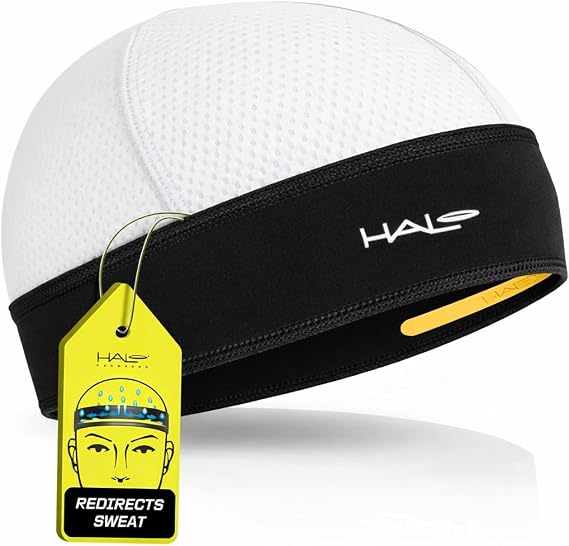 Halo Headband Skull Cap - The Ultimate Sweat Diverting, Absorbent, Lightweight, High Performance Skull Cap - skull helmet