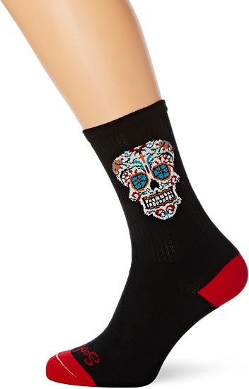 Scokguy El Dia Classic Socks, 3-Inch - sugar skull costume