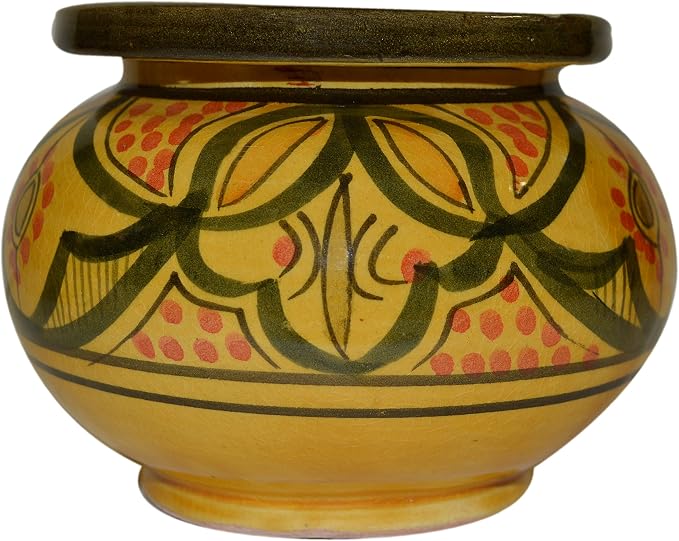 Ceramic Ashtrays Hand Made Moroccan smokeless Ceramic Vivid Colors Medium - skull ashtray