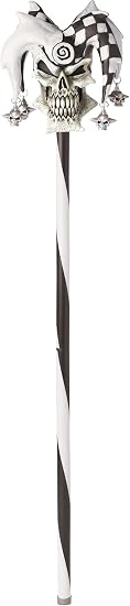 California Costumes Men's Psycho Jester Cane - sugar skull costume