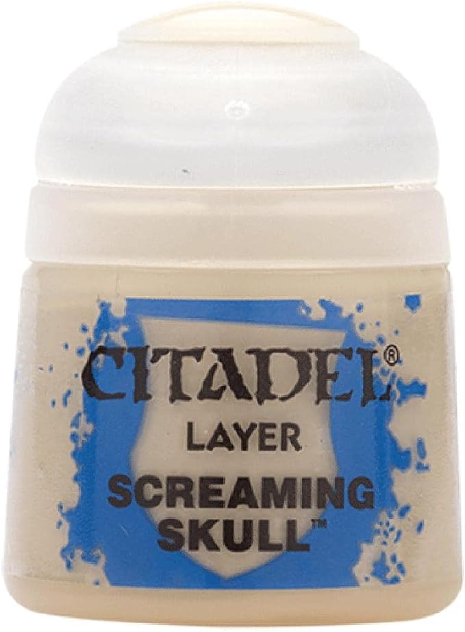 Citadel Layer 1: Screaming Skull - skull painting