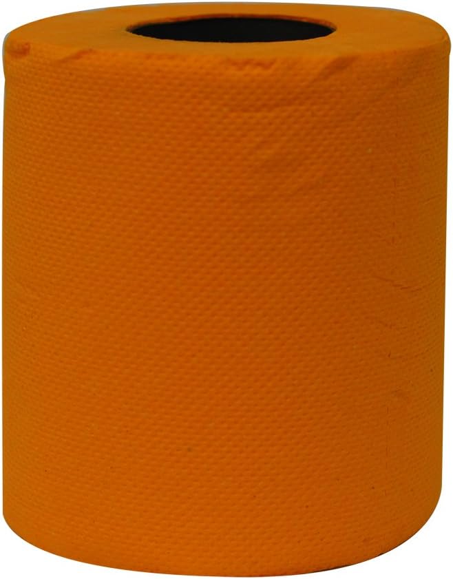 Fairly Odd Novelties Blaze Orange Novelty Toilet Paper - skull toilet paper