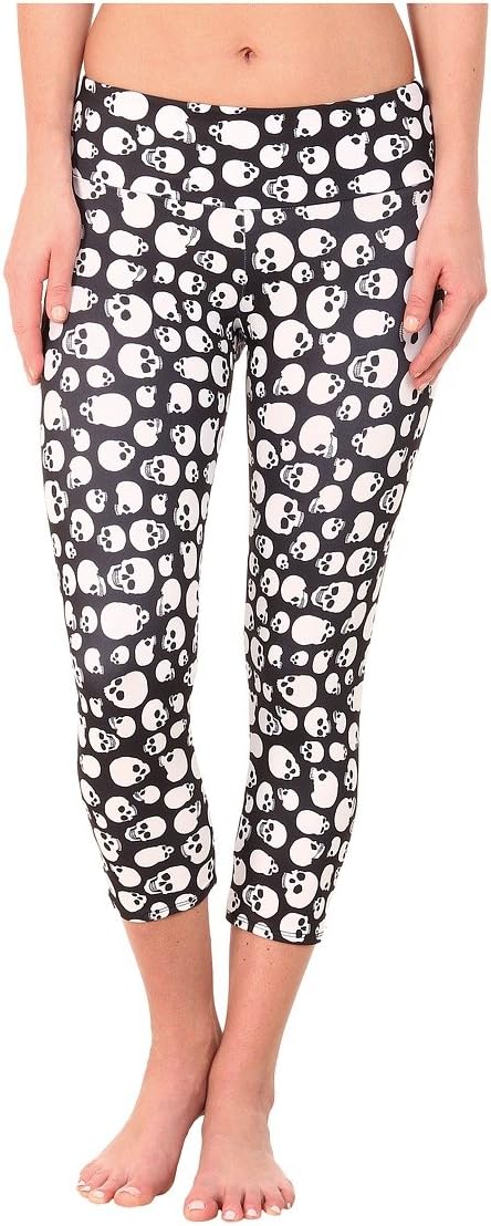 Onzie Women's Capri Pant - sugar skull boots