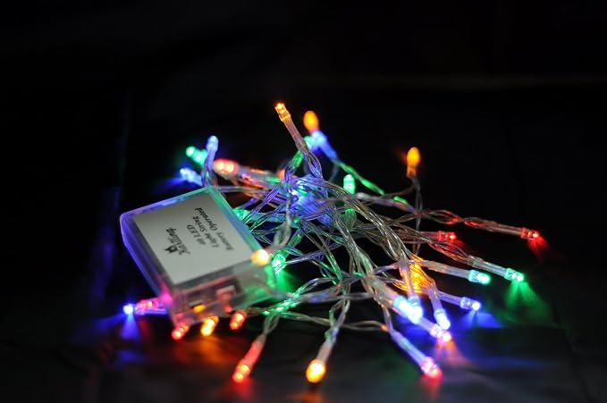 Karlling Battery Operated Christmas Lights, 13ft Multicolor Fairy Lights - string light