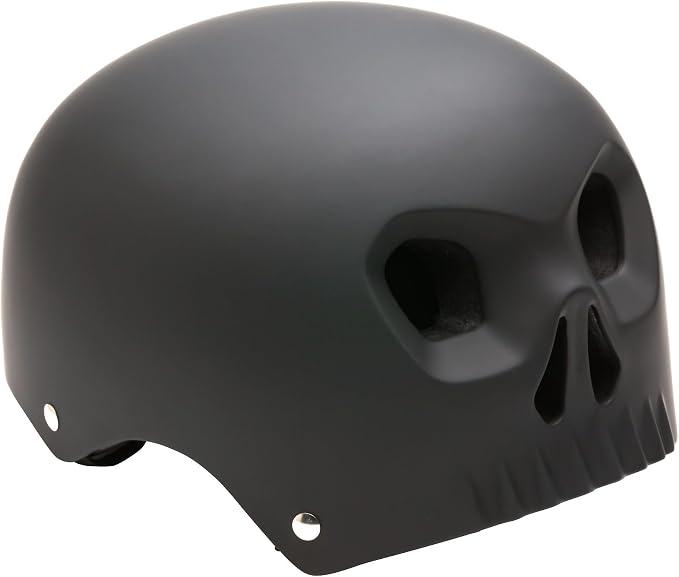 Mongoose Street Hardshell Skull Bike Helmet, Multi Sport, Multiple Colors - skull helmet