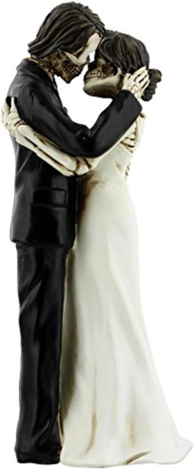 YTC The Kiss Scene Wedding Bridal Skeleton Couple Decorative Figurine - skull figurine