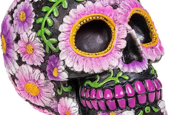 Nemesis Now Sugar Petal Skull 14.5cm, Resin, Pale Pink