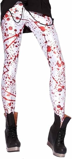 Sister Amy Women 3D Printed Geometric Figures Ankle Elastic Legging - skull leggings