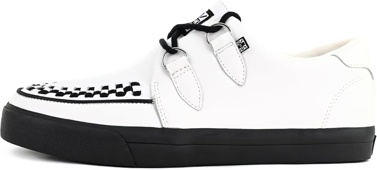 T.U.K. Unisex Adult Leather Creeper Sneaker - sugar skull boots