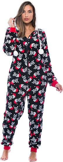 Just Love Adult Onesie Pajamas - skull swimsuit