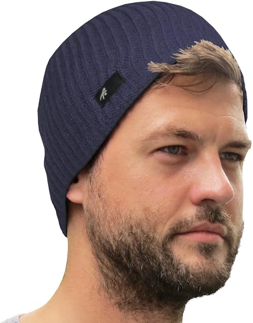 Grace Folly Daily Beanie Hat, Skull Cap for Men & Women, Winter Knit Cap - skull watch