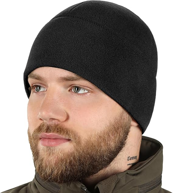 M-Tac Fleece Watch Cap - Tactical Beanie Hat Winter Skull Cap with Slimtex - skull watch