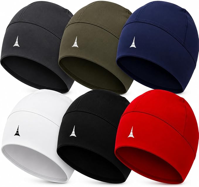 Helmet Liner Sweat Wicking Skull Cap Beanie. Ultimate Performance Moisture Wicking. Fits Under Helmets - skull helmet