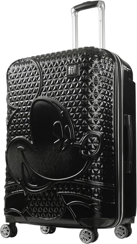 FUL Mickey Mouse Disney Kids Suitcase, Black - skull suitcase