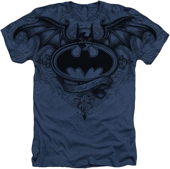 Popfunk Batman Winged Skull Logo All Over Halloween Costume T-Shirt - skull tshirt
