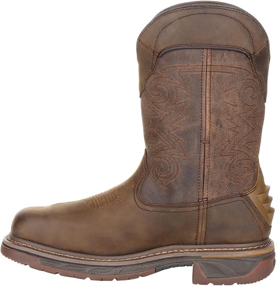 ROCKY Iron Skull Composite Toe Waterproof Western Boot - sugar skull boots