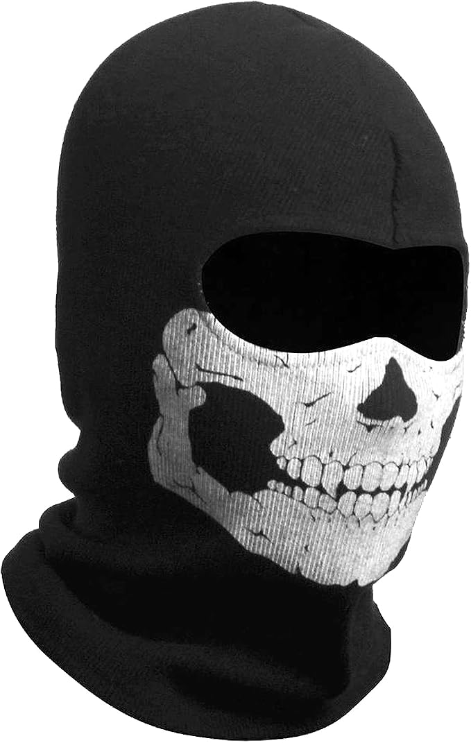 WTACTFUL 3D Scary Skeleton Mask Skull Mask Grim Reaper Mask for Halloween - sugar skull costume