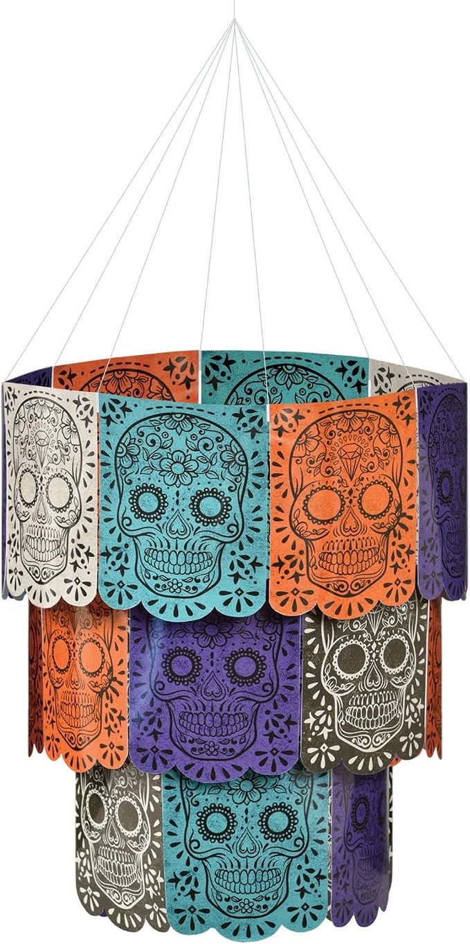 Sugar Skull Chandelier Decoration | 20″ | 1 Pc