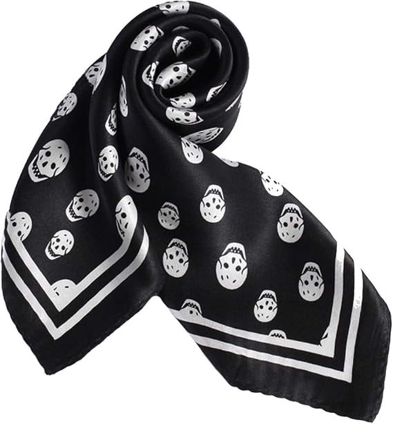 ANDANTINO 100% Mulberry Silk Scarf -21” Square Neckerchief with Gift Packed - sugar skull handbags for sale