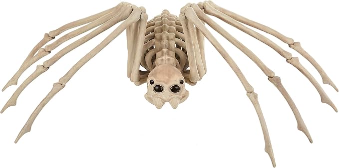 Crazy Bonez Skeleton Spider Halloween Decoration, 20.5 x 12 Inch - skeleton