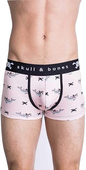 Skull and Bones Classic Trunk Underwear - SB02 - skull swimsuit