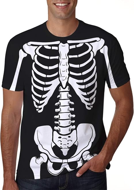 uideazone Mens 3D Funny Graphic T Shirt Novelty Short Sleeve Costume Tees - skull tshirt