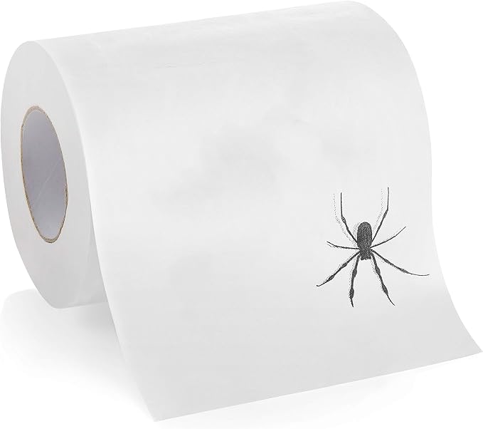 Spider Funny Toilet Paper – Prank, Practical Joke, or Gag Gift – Funny White Elephant Gift Idea …