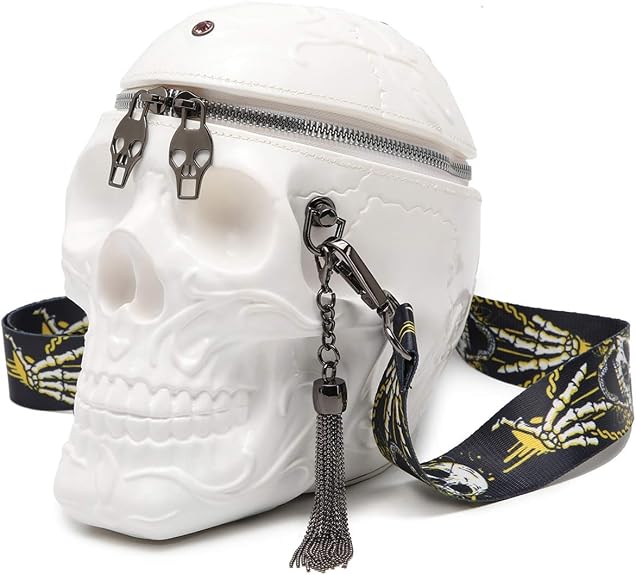 Skull Purses Handbags For Women Shoulder Bag,Skull Crossbody Purse Gothic Bag Purses Holiday Party Gift - sugar skull handbags for sale