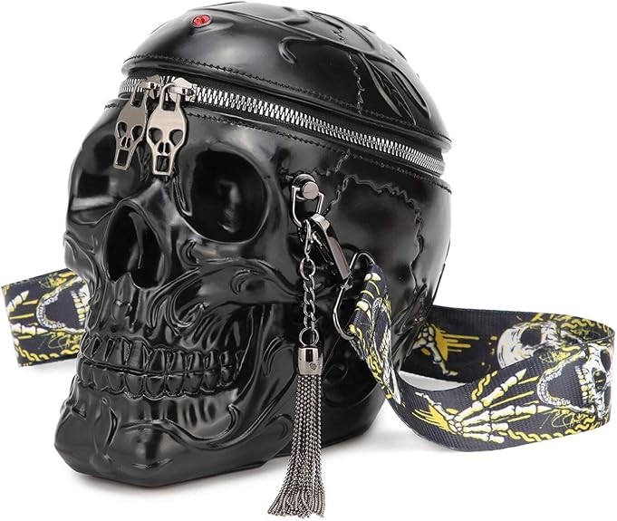 Skull Purses Handbags For Women Shoulder Bag,Skull Crossbody Purse Gothic Bag Purses Holiday Party Gift - sugar skull handbags for sale