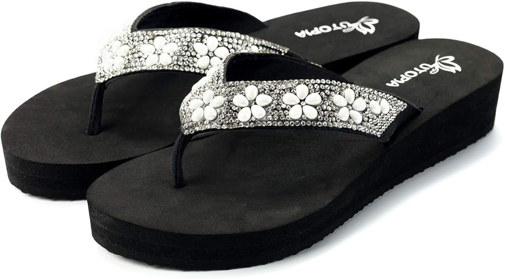 Nova Utopia Women's Casual Summer Wedge Sandals - sugar skull costume