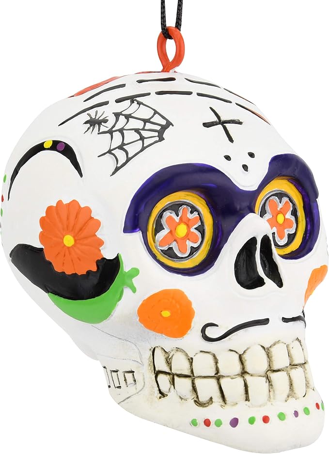 Tree Buddees Day of the Dead Sugar Skull Halloween/Christmas Ornaments - sugar skull ornament