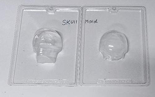 Day of the Dead Sugar Skull mold Day Of The Dead Chocolate Candy Skulls mold- Uses for Chocolate, soap, plaster - skull ashtray