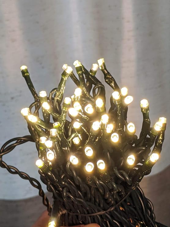 33ft 100-LED Outdoor Waterproof Warm White String Lights - Works with Low Voltage Landscape Lighting Systems (12V) (Product is not Compatible with Standard Household Electricity @120V) - string light