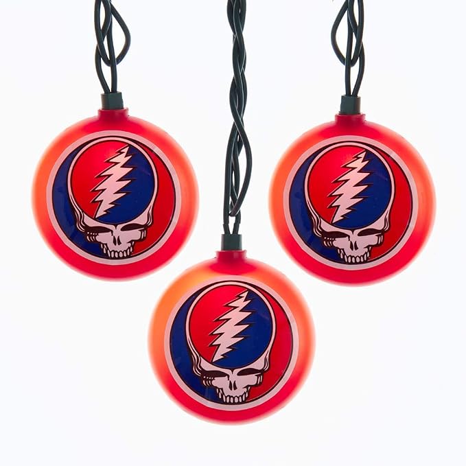10-Light Grateful Dead™ Disc Light Set - string light