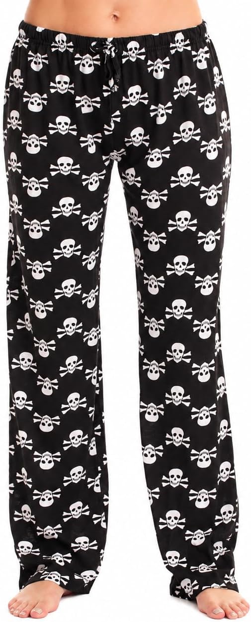 Just Love Women Pajama Pants Sleepwear - skull pajamas
