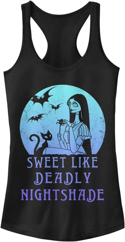 Women's The Nightmare Before Christmas Halloween Sally Sweet Like Deadly Ni - skull tank tops