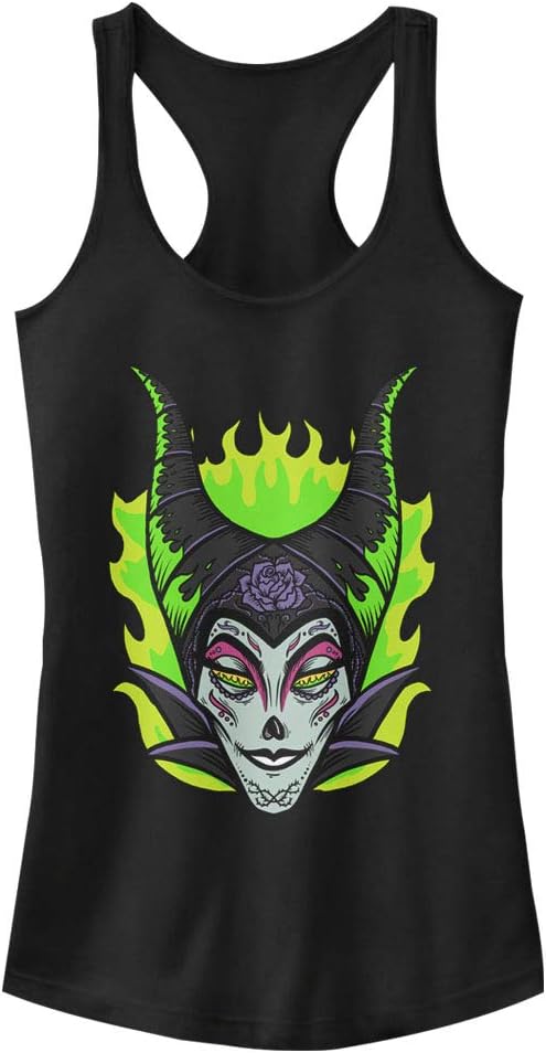 Disney Women's Maleficent Sugar Skull - skull tshirt
