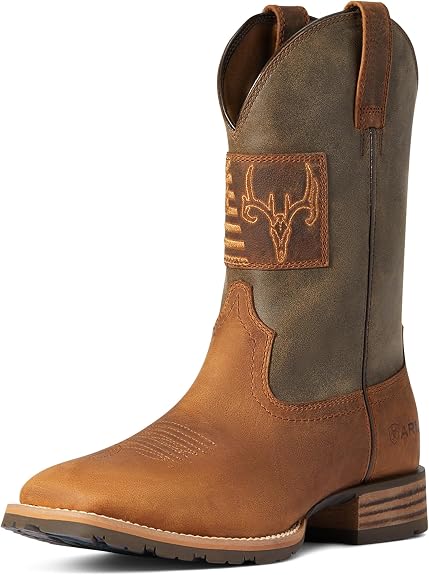 ARIAT Men's Hybrid Patriot Country Western Boot - sugar skull boots
