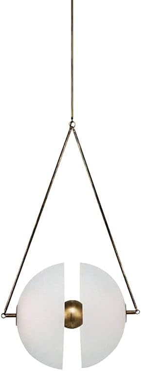 Nordic Retro Style Split Ball Shape Pendant Lighting, Led High Color Rendering Index Electroplating Chandelier, Adjustable Hanging Lamp, Creative Home Decoration Droplight - skull lamp