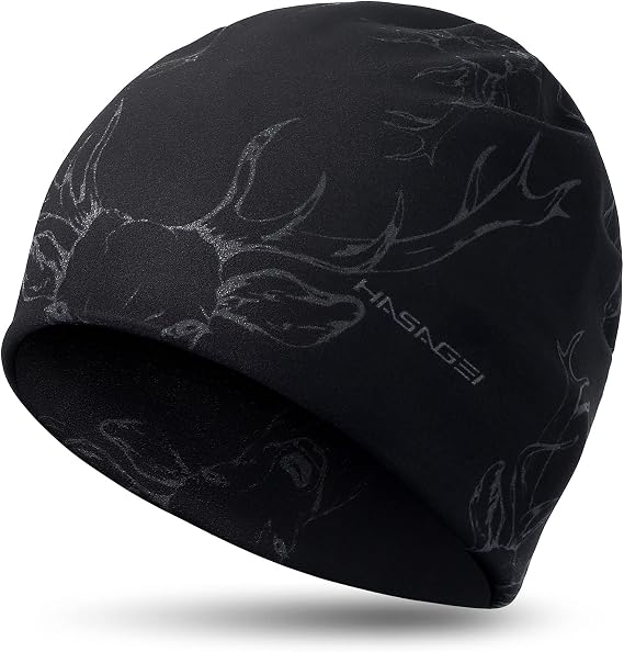 HASAGEI Beanies Skull Caps for Men, Women Warm Helmet Liner Cycling Cap Soft Lightweight Beanie Hat Antistatic Running Beanie - skull hat