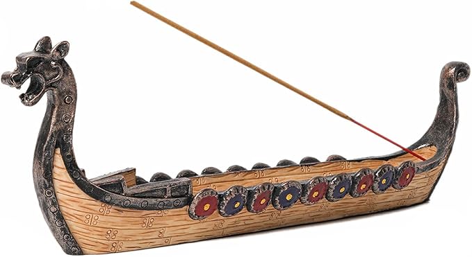 Retro Dragon Incense Holder Incense Burners Dragon Boat Incense Stick Holder Hand Carved Carving Censer Ornaments Cool Room Decor Awesome Gift - skull incense burner