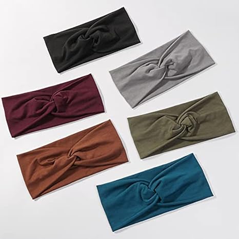 Artilady Boho Headbands for Women Non-slip, Wide Elastic Hair Bands for Sport - skull headband