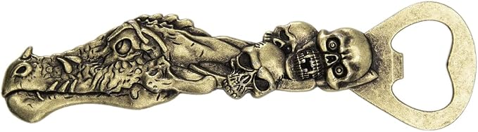 Dragon Skulls Wine Beer Bottle Opener for Bar Bartender Men and Women,Thanksgiving,Hallowmas,Christmas - skull bottle