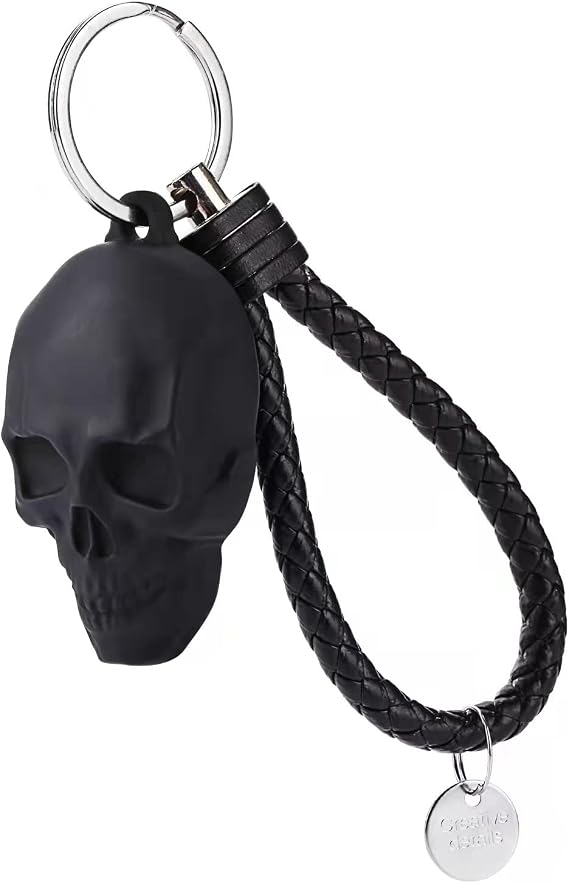 keychain accessories-cute keychain,skull key chains for men，Sunflower Key Ring for Women,Key Chain Gift for Friends - skull backpack