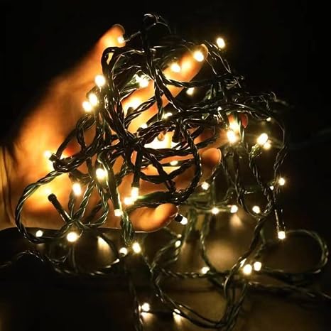 12V Outdoor String Lights（Warm White）- Low Voltage Outdoor String Lights -Works with Low Voltage Landscape Lighting Systems -for Holiday Decorations, Christmas Tree Lights Holiday Party Wedding - string light