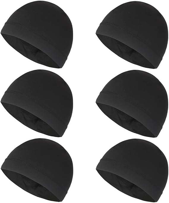 Skull Caps Beanie Hats Under Helmet Liner Cycling Cooling Running Sweat Wicking Skullcap Cap Fits Motorcycle Helmets for Men - skull helmet